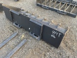 Skid Steer Bucket 84” with Teeth