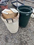 2 Trash Cans and Vents