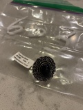 Blue Sun Stone Ring Size 7