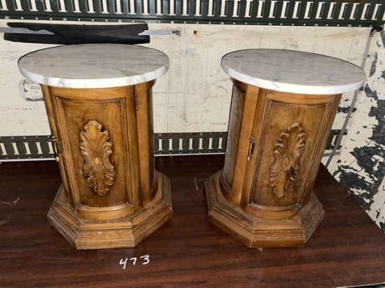 Night Stands with Marble Top