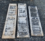 3 Wooden Shutters