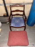 Chair and Foot Stool