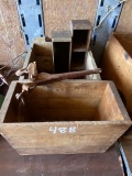 Wooden Boxes and Small Chain Binder
