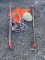 Clamps, Hose, and Hard Hat