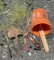 Bucket with Miscellaneous Tools