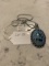 Honey Morphite Pendant Necklace with Chain German Silver