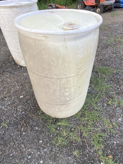 55 Gallon Plastic Barrel