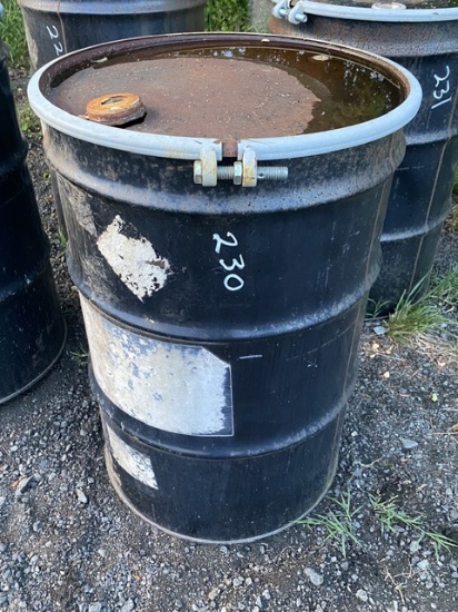 55 Gallon Metal Barrel