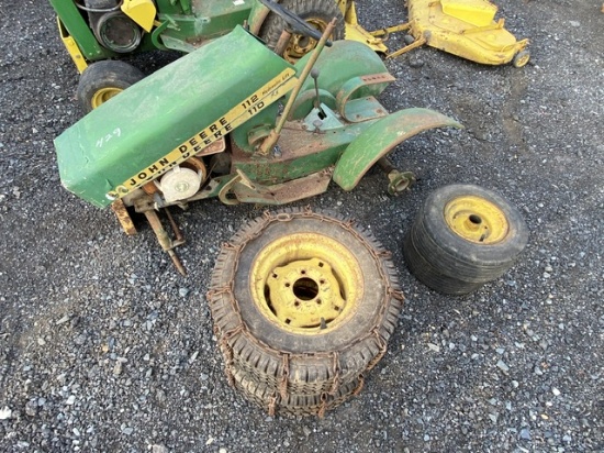 John Deere Riding Mower with Tires and Wheels