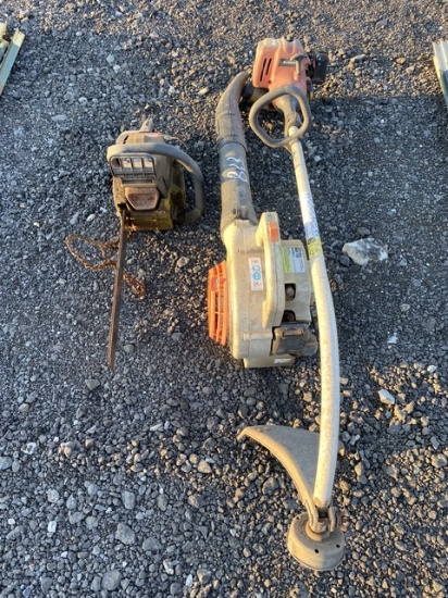Weedeater, Blower and Chainsaw
