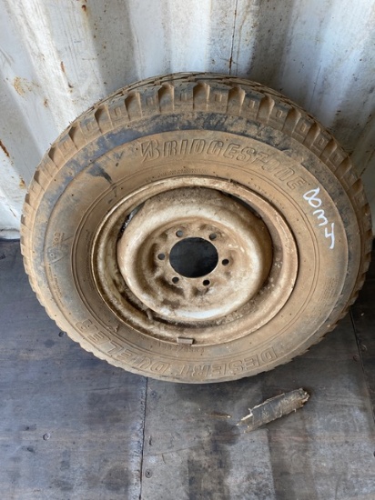 Tire and Wheel, 6 Lug, 225/75R15
