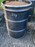 55 Gallon Metal Barrel