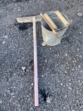 Rake Scraper and Wash Bucket