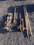 Antique Drill Press and Vice