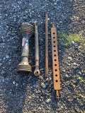 PTO Shaft, Toplink, and Drawbar