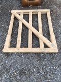 Wooden Farm Gate 43” wide x 4’ Tall
