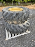 19.5L x 24 Tires on 8 Lug Rims