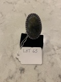 Labarodorite Ring Size 6 German Silver
