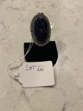 Sodalite Ring Size 6 German Silver