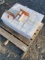 Pallet of White and Orange Spray Cans Marking Paint