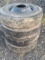 4 Tires and Rims 10 Lug, 10R22.5