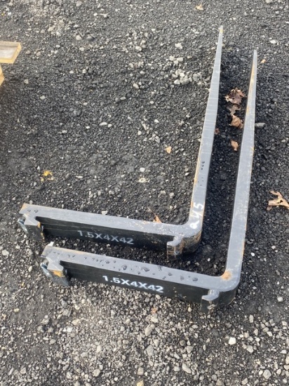 Pallet Forks 1.5” x 4” x 42”