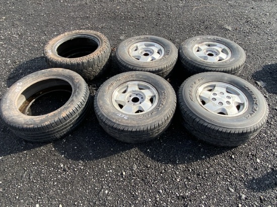 265/75/R16 Tires on 6 lug Rims