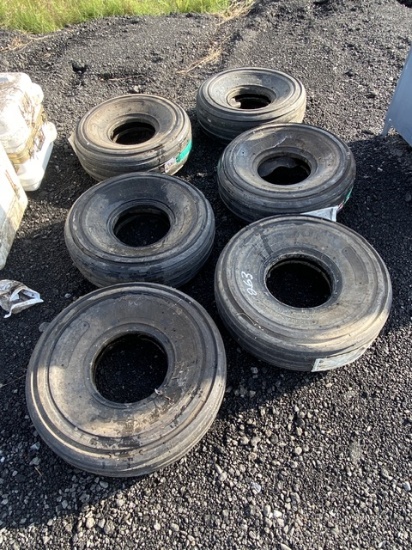 6 Tires, Size 9.00-10 NHS