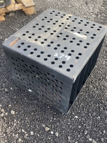 Black Rolling Cabinet
