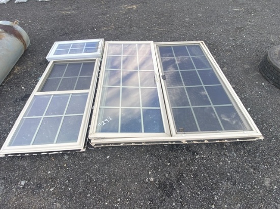 Sliding Door and 2 Windows