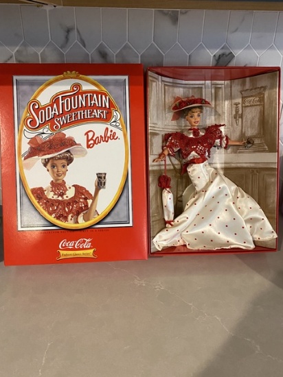 Coca Cola Soda Fountain Sweetheart Barbie #15762