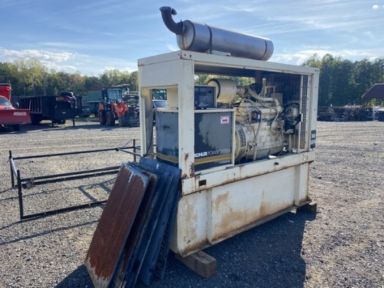 Kohler 100 Generator with 6 Cylinder John Deere Diesel Engine