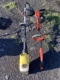 Gas Weed Eater and Electric Weed Eater