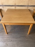 Wooden Square Table 42”x42”x27 1/2” Tall