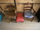 2 Chairs and Foot Stool