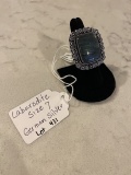 German Silver Labarodorite Ring Size 7