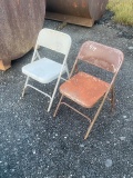 2 Metal Chairs