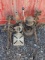 Antique Drill Press, Lantern and Stands