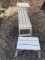 Metal Stool, Bench and Table