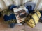 Rugs, Bags, Air Mattress and Cooler
