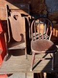 Baby Chair and Small Wooden Chairs
