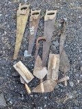Antique Handsaws and Concrete Tools