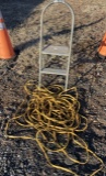 Step Ladder and Extension Chord
