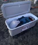 Coleman Cooler filled with Bags