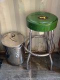 X-Large Cooking Pot and John Deere Bar Stool