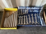 15pc. Angle Open End Wrench Set and Mac Wrench Set