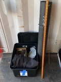 Measuring Stick, Rug, and Box of Miscellaneous