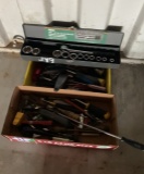 Allied Socket Set, Screw Drivers, and Miscellaneous Tools
