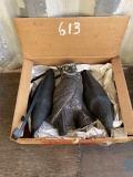 Yard Decoys, 2 Crows, 1 Owl