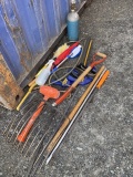 Prybar, Handles, Pitch Fork, Welding Tank